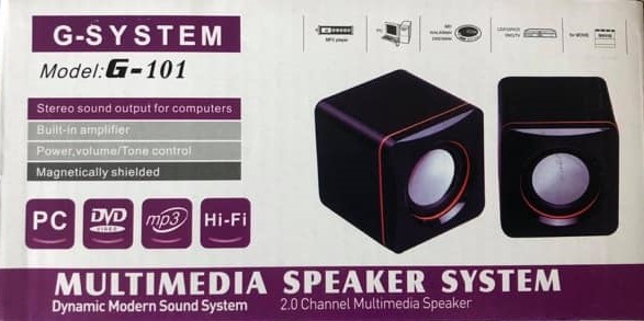 Speaker G-SYSTEM G-101 jack USB 6 watt